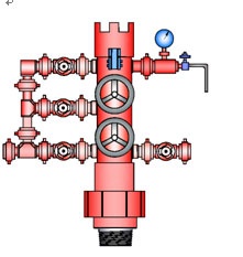 Double-plug drill pipe cement head